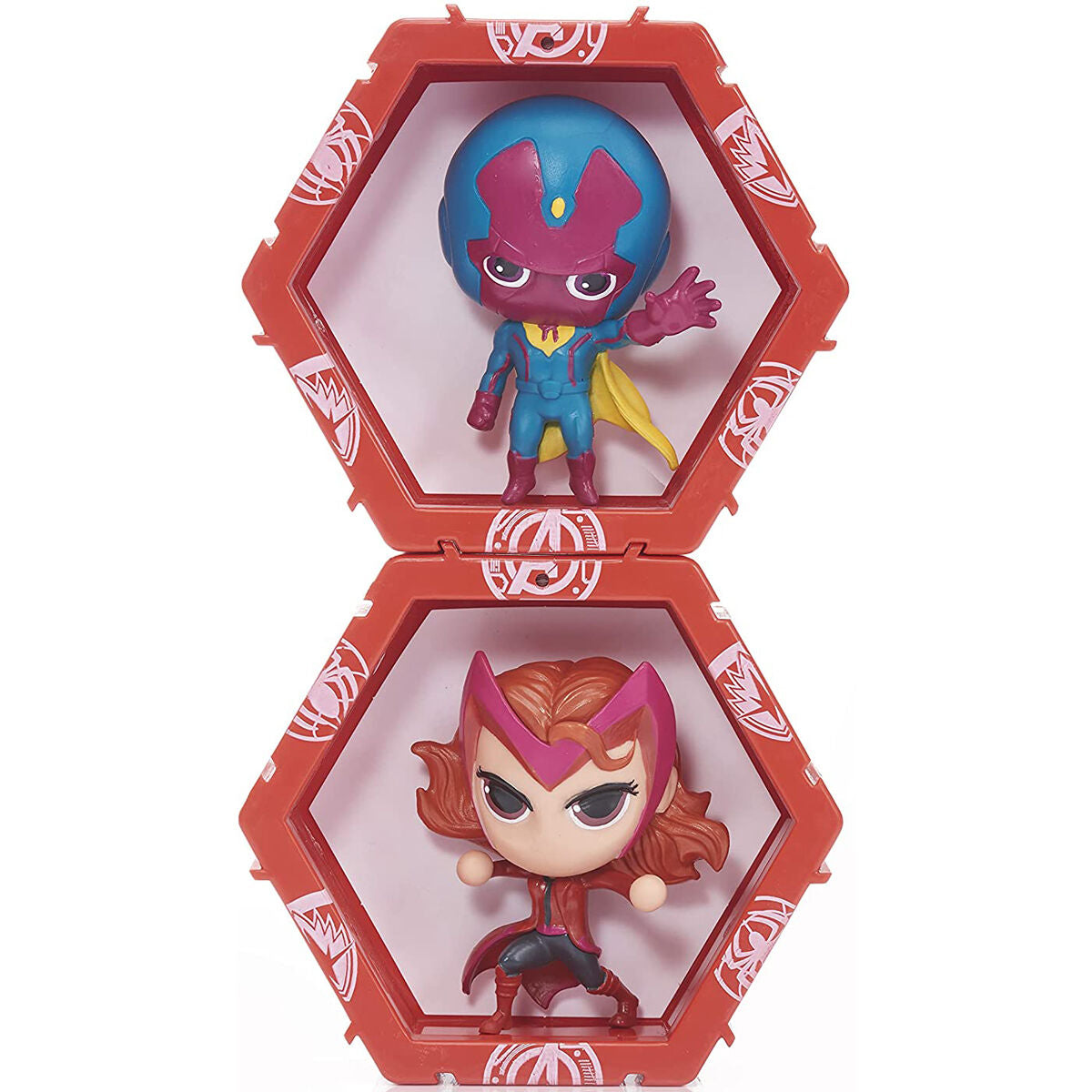 ¡Set de figuras LED WOW! POD Vision + Scarlet Marvel