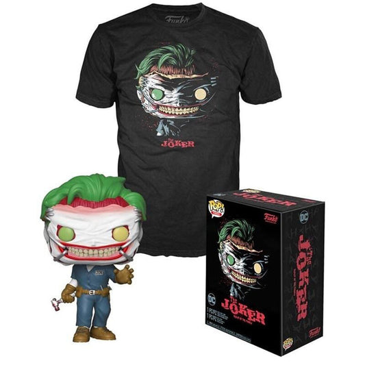 pop figure & tee set dc comics the joker exclusive m