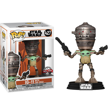 POP figure & Tee set Star Wars IG 11 With the Child Exclusive M