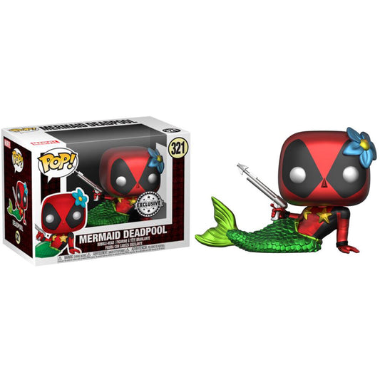 POP figure & Tee set Marvel Deadpool Mermaid Exclusive