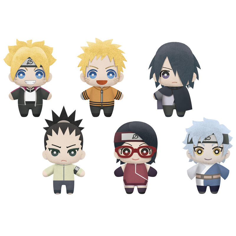 display 9 tomonui naruto next generations boruto plush toys 12cm