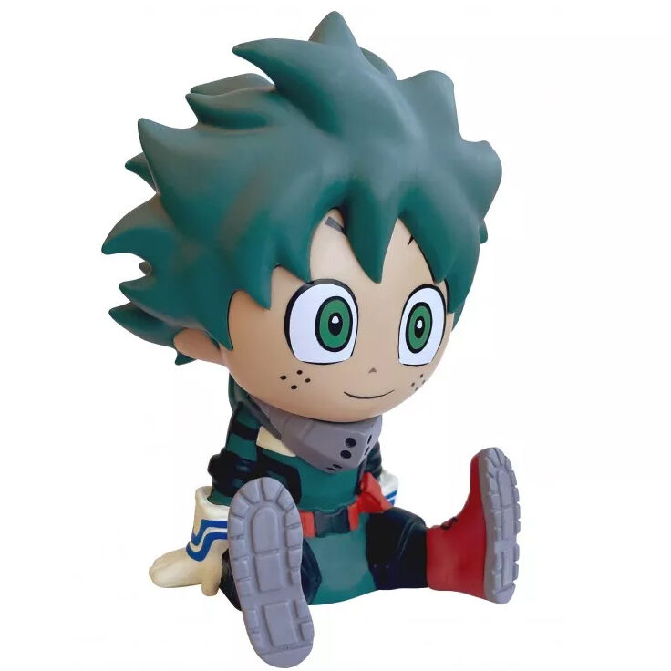 izuku midoriya my hero academia piggy bank figure 18cm