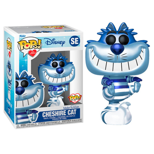 Figura POP metálica do Gato de Cheshire da Disney Make a Wish