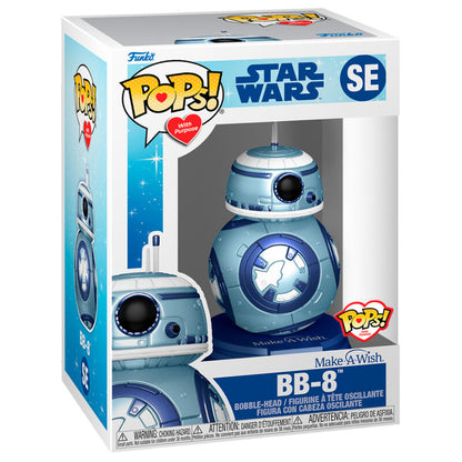 POP Figure Star Wars Make a Wish BB 8 Metallic