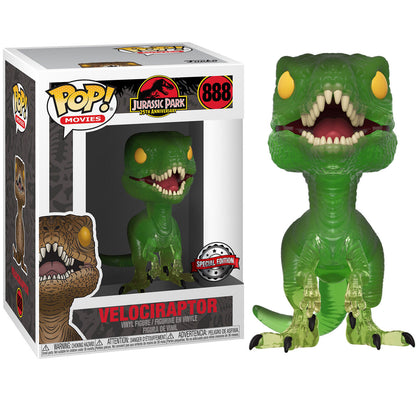 POP Figure & Tee Set Jurassic Park Velociraptor Exclusive M