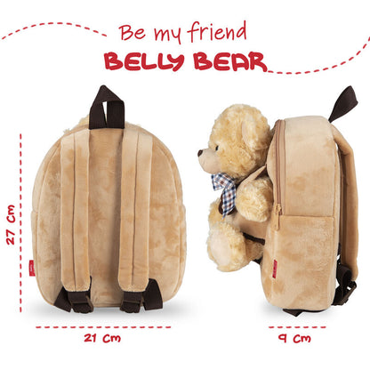 Rucksack + Plüschtier „Belly Bear“ (26 cm)