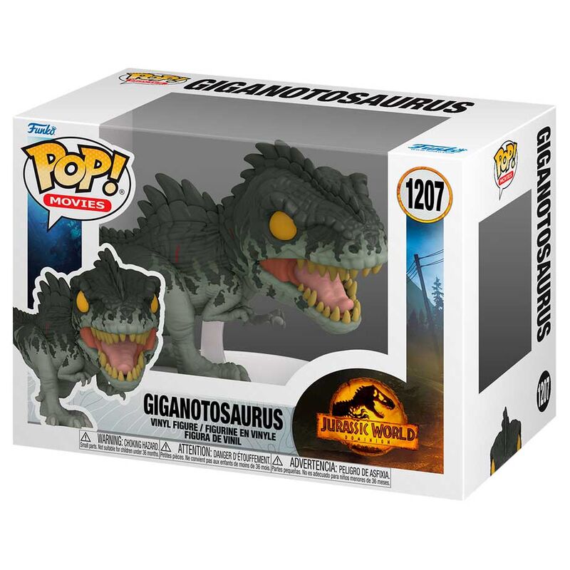 jurassic world 3 giganotosaurus pop figure