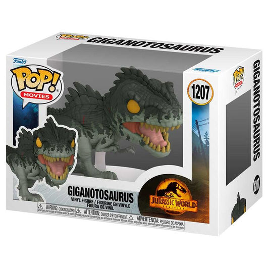 jurassic world 3 giganotosaurus pop figure