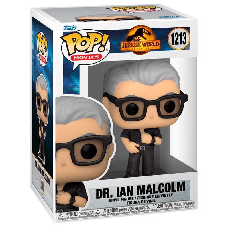 jurassic world 3 dr ian malcolm pop figure