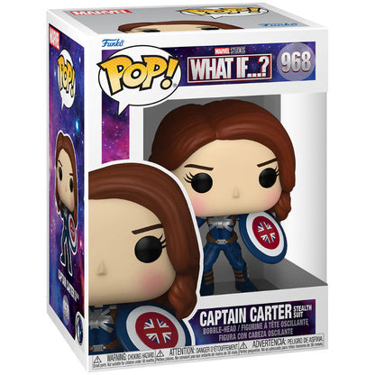 Figura POP de Marvel What If Captain Carter Stealth
