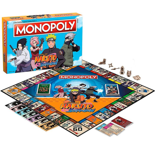 naruto shippuden monopoly game