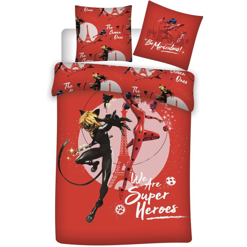 miraculous ladybug duvet cover for 90cm bed  cotton