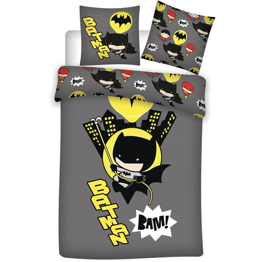 duvet cover chibi batman dc comics bed 90 microfiber