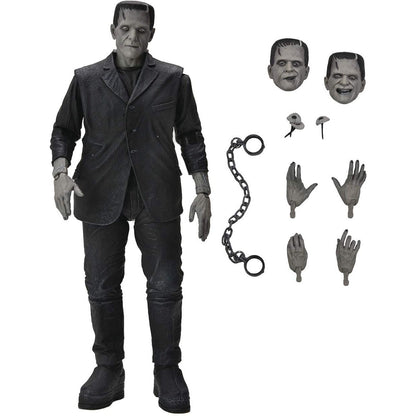 Figurine Ultimate Frankenstein Monster en noir et blanc Universal Monsters 18 cm