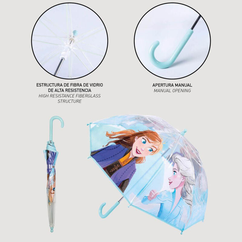 Disney Frozen 2 Bubble Regenschirm  manuell  45 cm