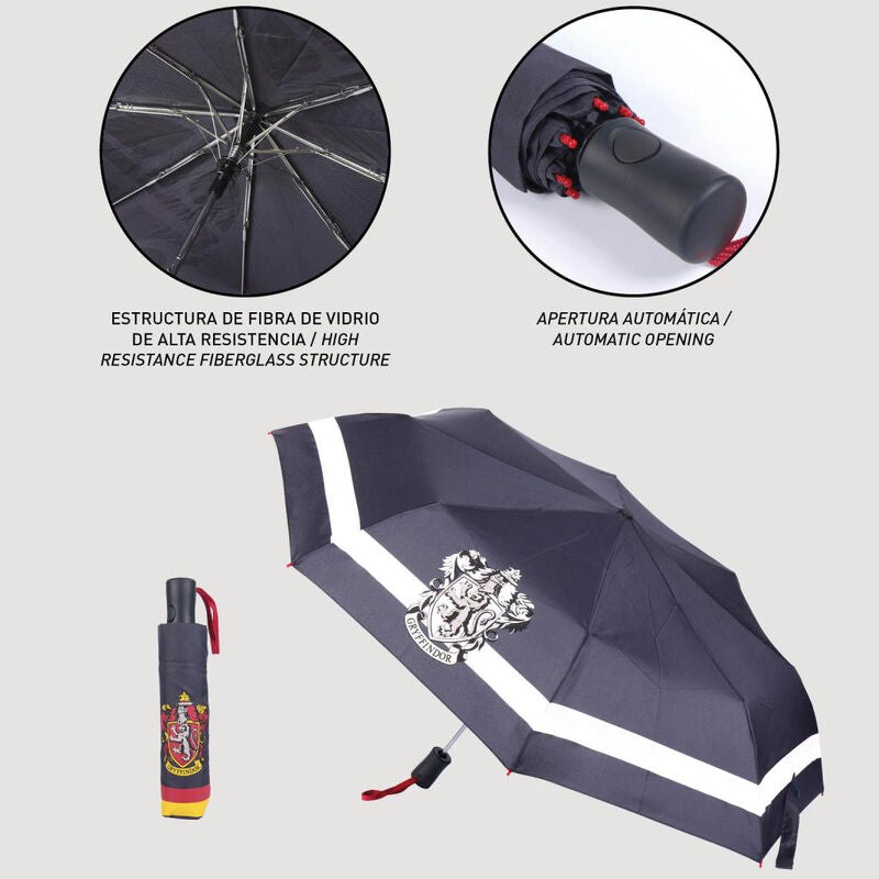 Griffindor Harry Potter folding automatic umbrella 53cm