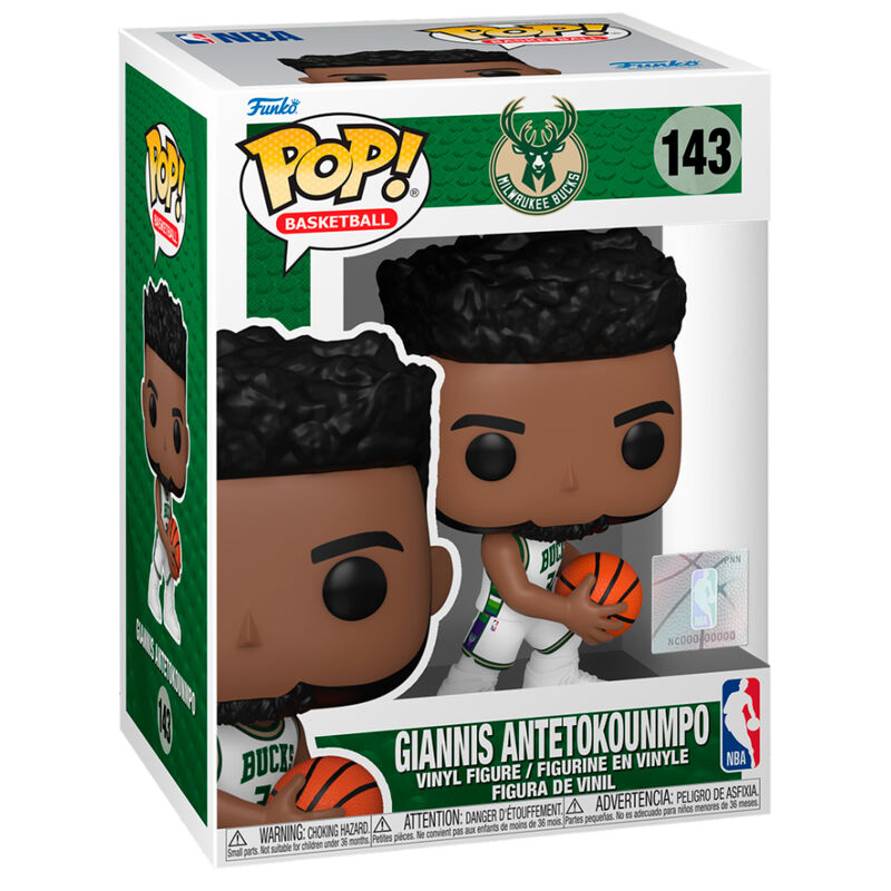NBA Bucks Giannis Antetokounmpo POP Figur