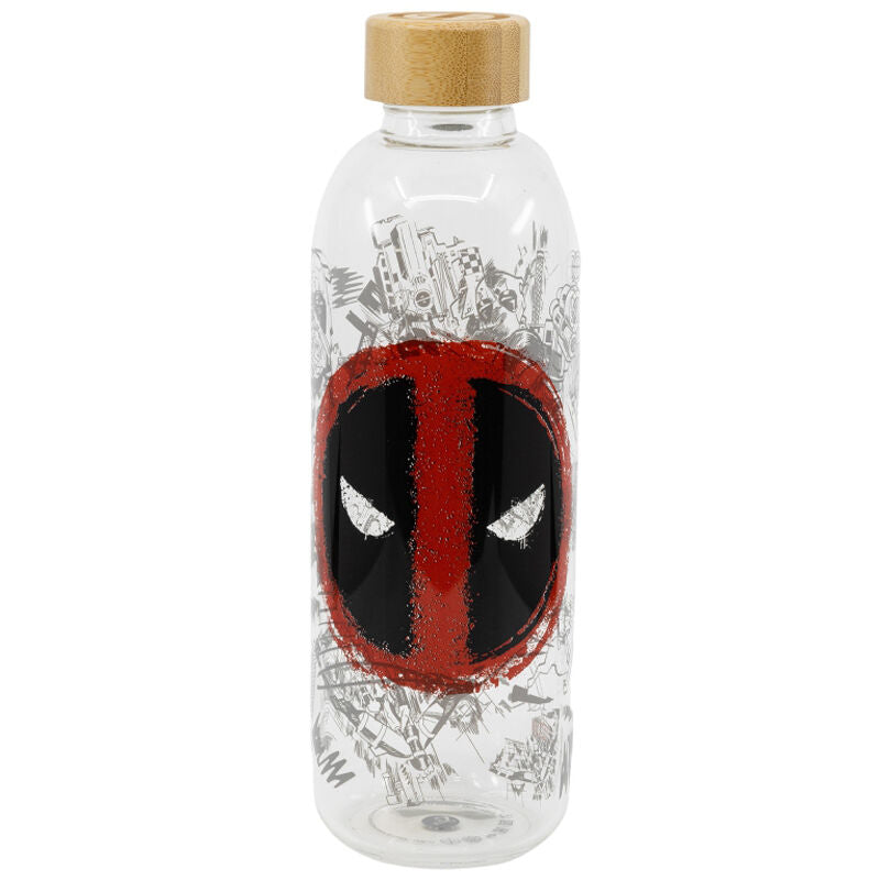 deadpool marvel glass bottle 1030ml