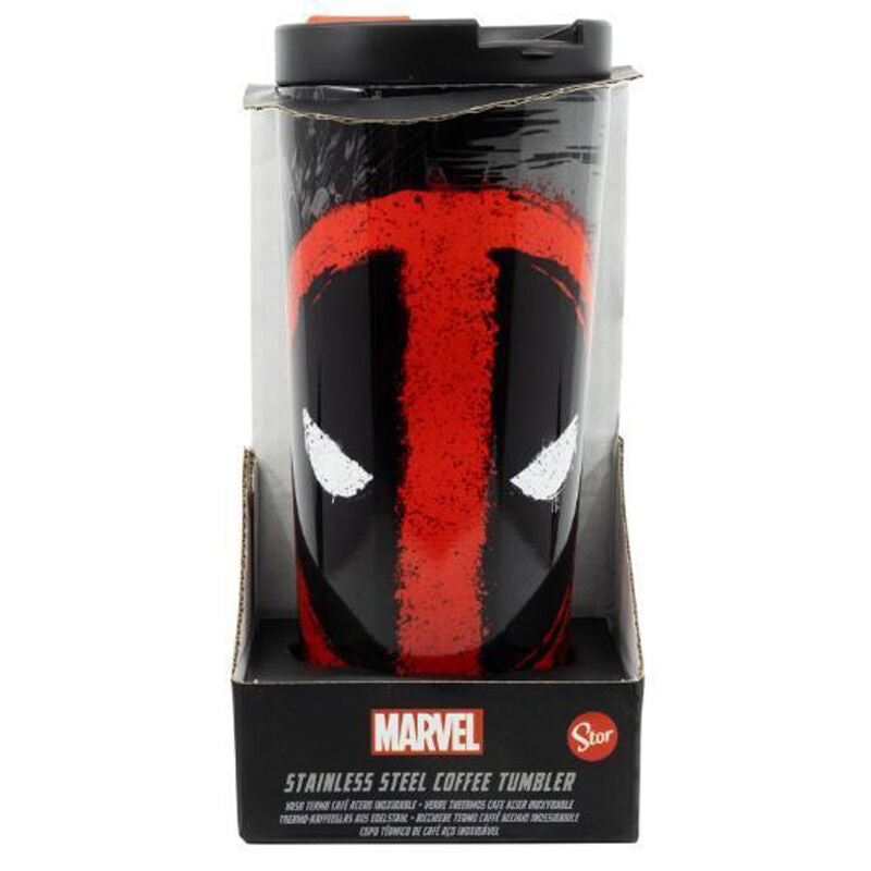 deadpool marvel stainless steel thermos mug 425ml
