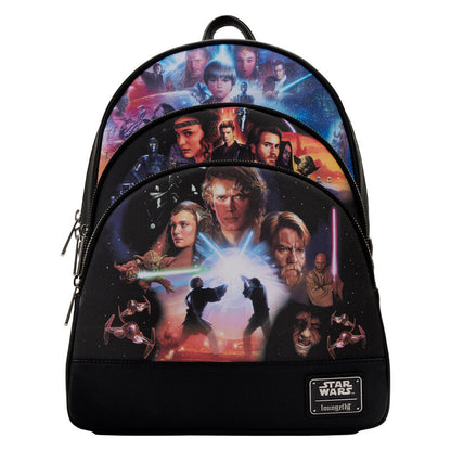 Star Wars Prequel Trilogy Loungefly Backpack 34cm