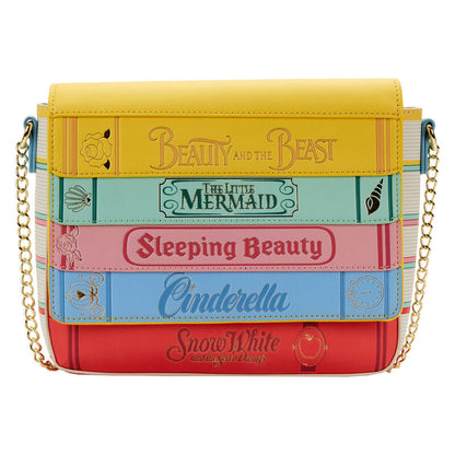 loungefly disney princess classic books crossbody bag