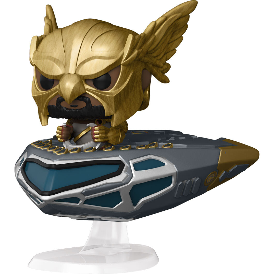 pop figure dc comics black adam hawkman in cruiser