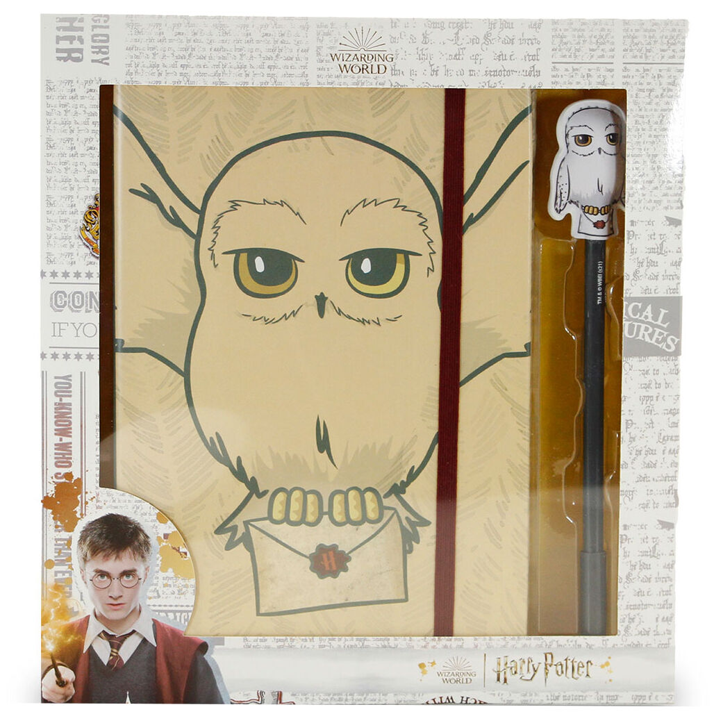hedwig harry potter diary  pen set