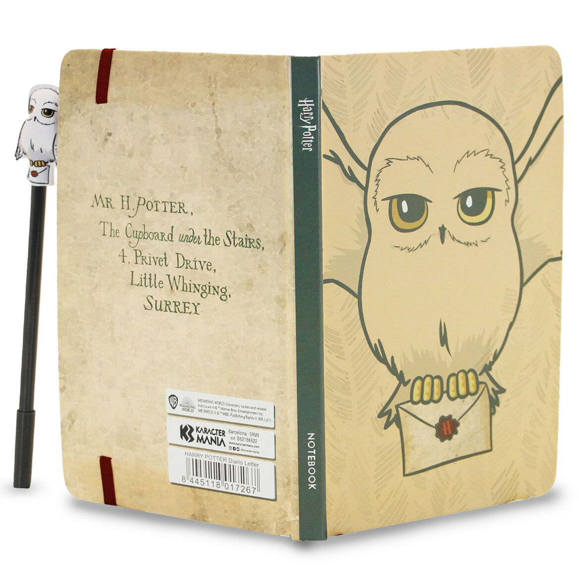 Hedwig Harry Potter diary + pen set