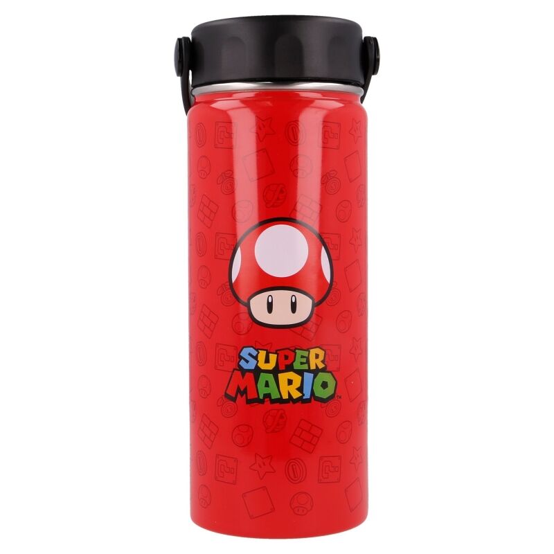 Super Mario Bros Nintendo Stainless Steel Thermos Bottle 530ml