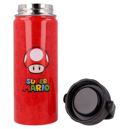 super mario bros nintendo stainless steel thermos bottle 530ml