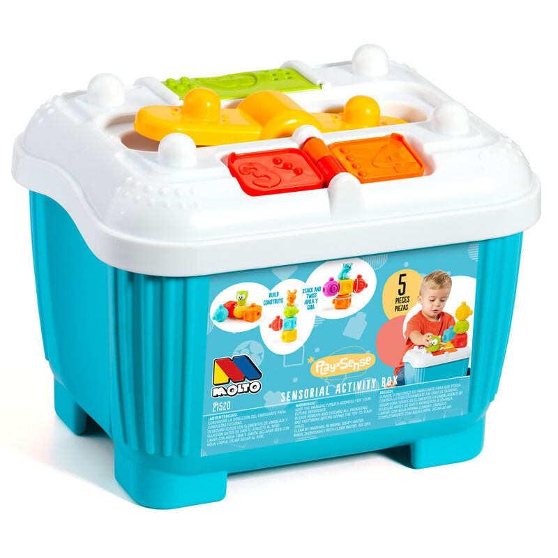 Boîte d'activités bleue 5 pièces