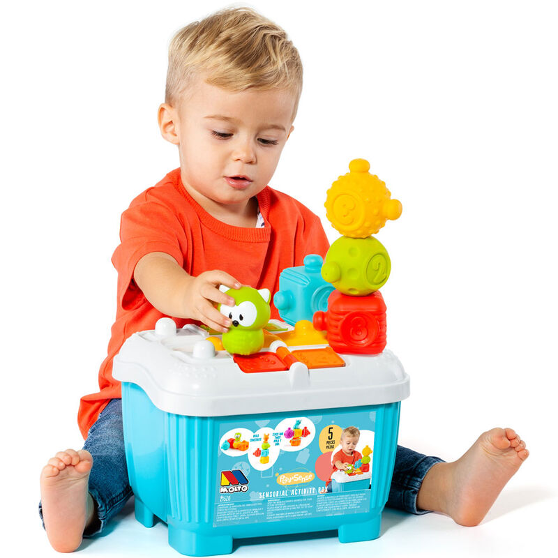 Boîte d'activités bleue 5 pièces