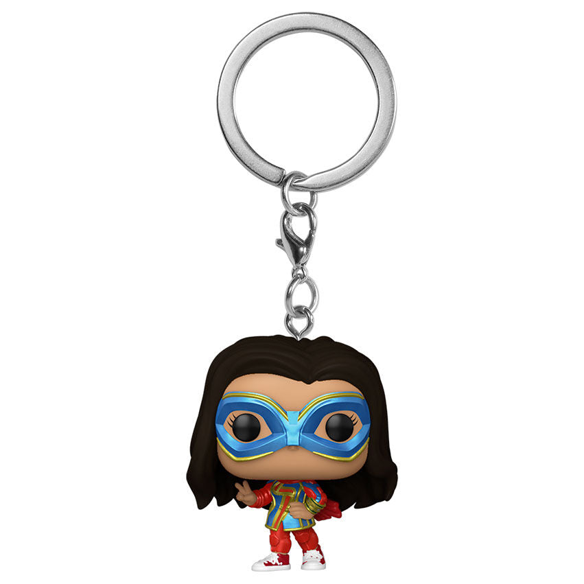 pocket pop marvel ms marvel keychain
