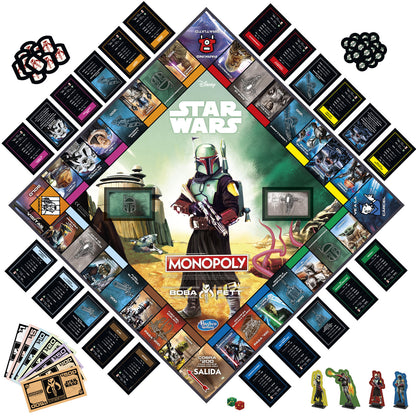 Gra Monopoly Boba Fett Star Wars (hiszpański)