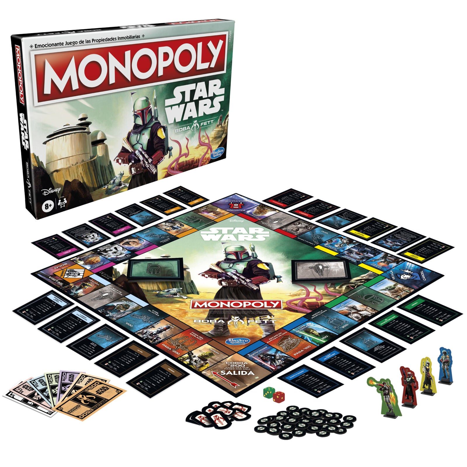 monopoly boba fett star wars game (spanish)