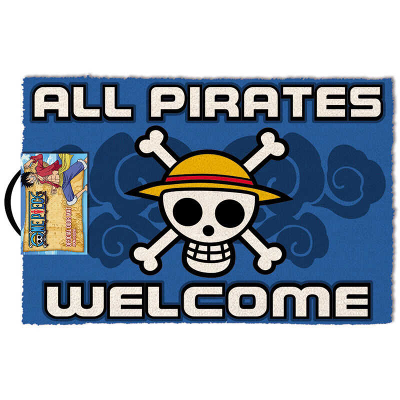 all pirates welcome one piece doormat
