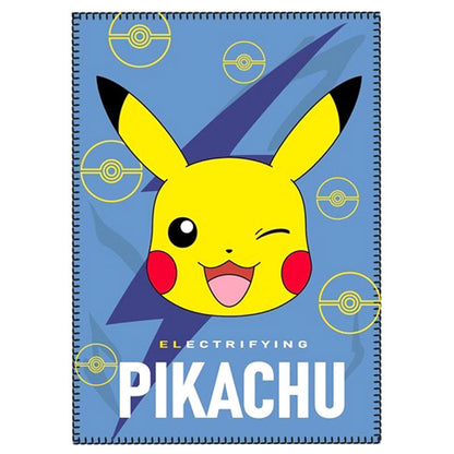 Manta de lã Pikachu Pokémon