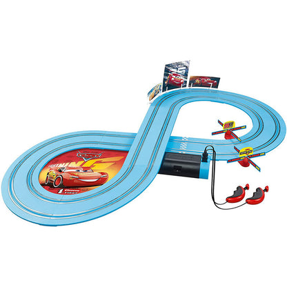 Circuito di corse di Saetta McQueen Cars Disney Pixar