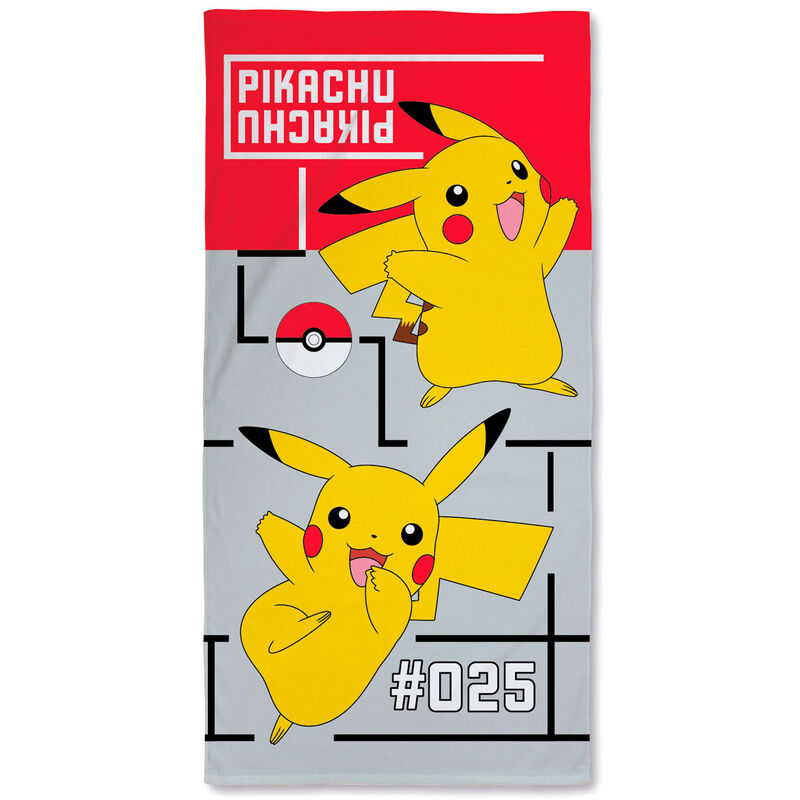 Pikachu Pokemon cotton towel
