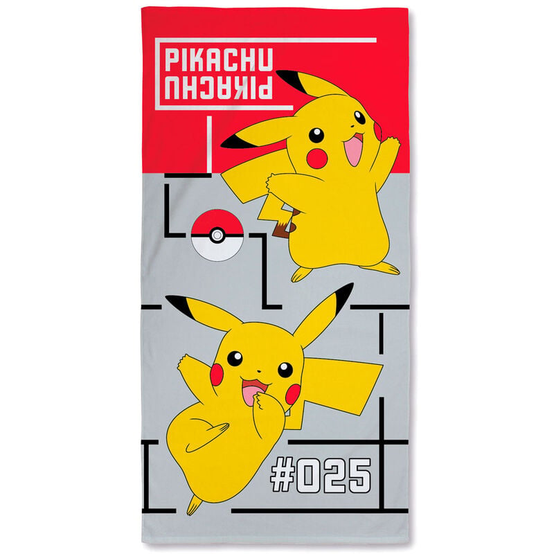 Pikachu Pokemon cotton towel