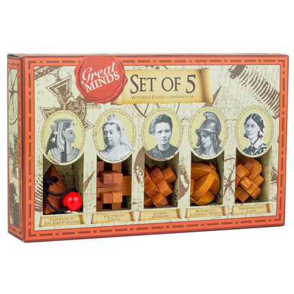 set of 5 skill games women the great minds