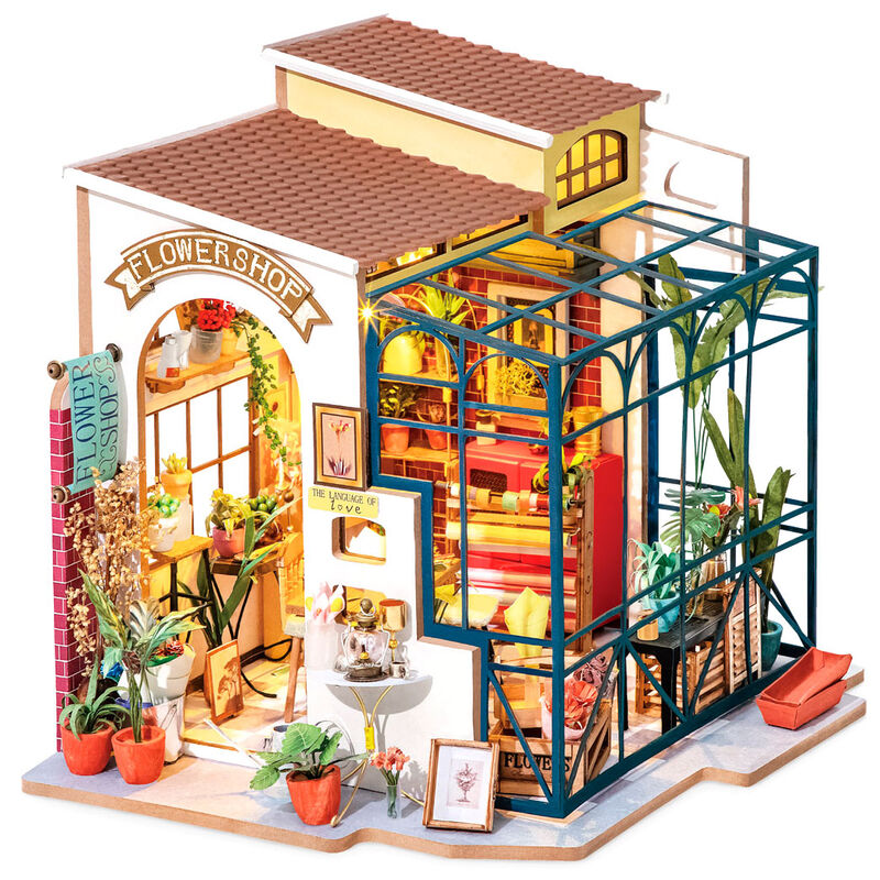 Emilys Blumenladen Miniaturhaus Modell  258 Teile