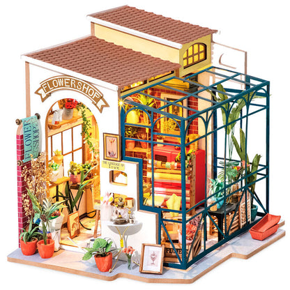 Emilys Blumenladen Miniaturhaus Modell  258 Teile