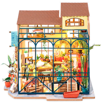 Emilys Blumenladen Miniaturhaus Modell  258 Teile