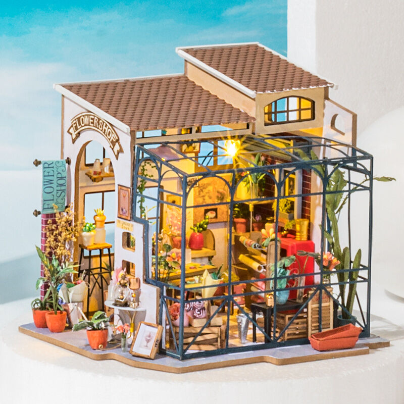 Emilys Blumenladen Miniaturhaus Modell  258 Teile