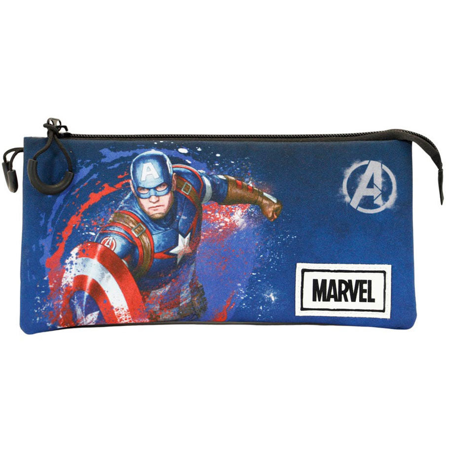 Trousse triple Captain America Marvel complète