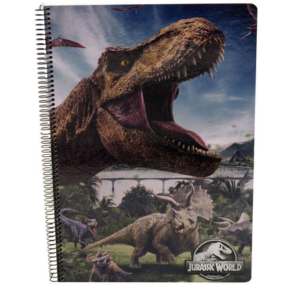 a4 jurassic world notebook