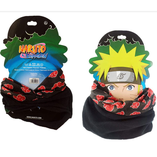 naruto coral fleece neck warmer