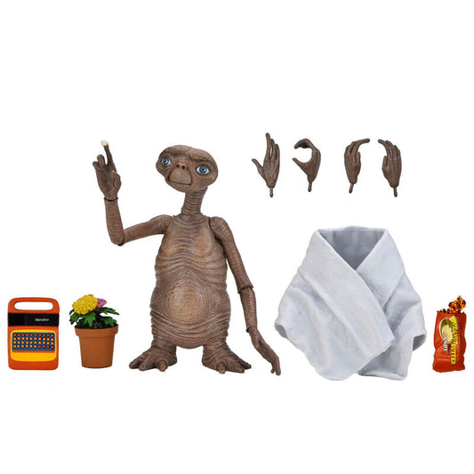 Action figure definitiva di E T per il 40° anniversario di E T l'Extraterrestre alta 12 cm