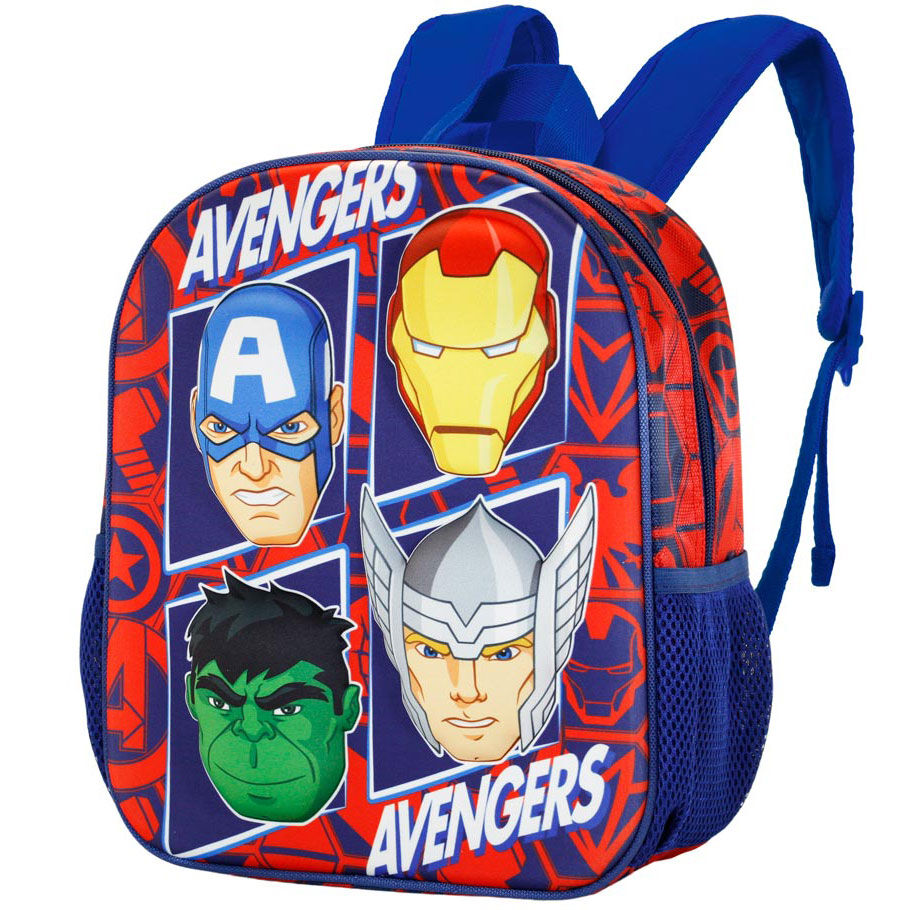 3D Rucksack „Die vier Avengers“ (Marvel) 31 cm